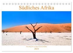 Südliches Afrika - Vom Kap bis zu den Victoria Fällen (Tischkalender 2024 DIN A5 quer), CALVENDO Monatskalender