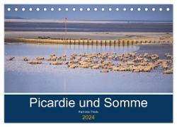 Picardie und Somme (Tischkalender 2024 DIN A5 quer), CALVENDO Monatskalender