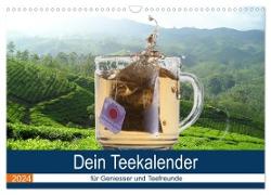 Dein Teekalender für Geniesser und Teefreunde (Wandkalender 2024 DIN A3 quer), CALVENDO Monatskalender