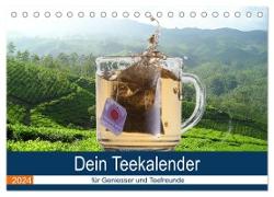 Dein Teekalender für Geniesser und Teefreunde (Tischkalender 2024 DIN A5 quer), CALVENDO Monatskalender