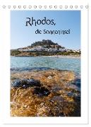 Rhodos, die Sonneninsel (Tischkalender 2024 DIN A5 hoch), CALVENDO Monatskalender