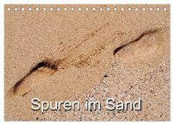 Spuren im Sand (Tischkalender 2024 DIN A5 quer), CALVENDO Monatskalender