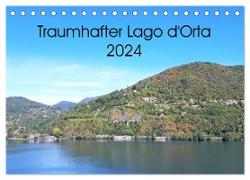Traumhafter Lago d'Orta (Tischkalender 2024 DIN A5 quer), CALVENDO Monatskalender