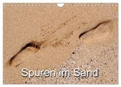 Spuren im Sand (Wandkalender 2024 DIN A4 quer), CALVENDO Monatskalender