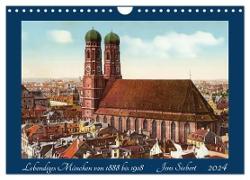 Lebendiges München von 1888 bis 1918 (Wandkalender 2024 DIN A4 quer), CALVENDO Monatskalender
