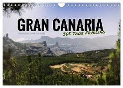 Gran Canaria - 365 Tage Frühling (Wandkalender 2024 DIN A4 quer), CALVENDO Monatskalender