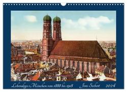 Lebendiges München von 1888 bis 1918 (Wandkalender 2024 DIN A3 quer), CALVENDO Monatskalender