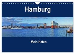 Hamburg - Mein Hafen (Wandkalender 2024 DIN A4 quer), CALVENDO Monatskalender