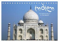 Indien - Dschungelbuch und Maharajas (Tischkalender 2024 DIN A5 quer), CALVENDO Monatskalender