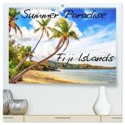 Summer Paradise Fiji (hochwertiger Premium Wandkalender 2024 DIN A2 quer), Kunstdruck in Hochglanz