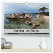 Korsika - Im Süden (hochwertiger Premium Wandkalender 2024 DIN A2 quer), Kunstdruck in Hochglanz