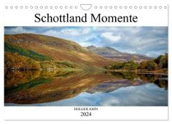 Schottland Momente (Wandkalender 2024 DIN A4 quer), CALVENDO Monatskalender