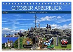 Grosser Arberblick auf Bayerisch Eisenstein (Tischkalender 2024 DIN A5 quer), CALVENDO Monatskalender