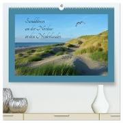 Sanddünen an der Nordsee in den Niederlanden (hochwertiger Premium Wandkalender 2024 DIN A2 quer), Kunstdruck in Hochglanz