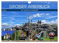 Grosser Arberblick auf Bayerisch Eisenstein (Wandkalender 2024 DIN A4 quer), CALVENDO Monatskalender