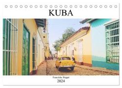 Kuba - Perle der Karibik (Tischkalender 2024 DIN A5 quer), CALVENDO Monatskalender