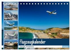Flugzeugkalender 2024 (Tischkalender 2024 DIN A5 quer), CALVENDO Monatskalender