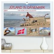 Jütland in Dänemark - Von Henne Strand bis Blavand (hochwertiger Premium Wandkalender 2024 DIN A2 quer), Kunstdruck in Hochglanz