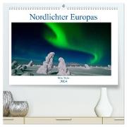 Nordlichter Europas (hochwertiger Premium Wandkalender 2024 DIN A2 quer), Kunstdruck in Hochglanz