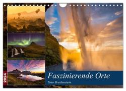 Faszinierende Orte (Wandkalender 2024 DIN A4 quer), CALVENDO Monatskalender