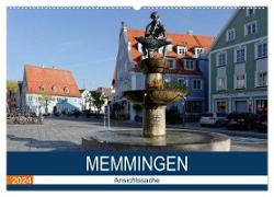 Memmingen - Ansichtssache (Wandkalender 2024 DIN A2 quer), CALVENDO Monatskalender