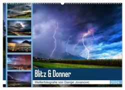 Blitz & Donner (Wandkalender 2024 DIN A2 quer), CALVENDO Monatskalender