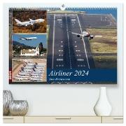Airliner 2024 (hochwertiger Premium Wandkalender 2024 DIN A2 quer), Kunstdruck in Hochglanz