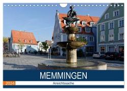 Memmingen - Ansichtssache (Wandkalender 2024 DIN A4 quer), CALVENDO Monatskalender