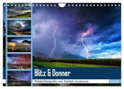 Blitz & Donner (Wandkalender 2024 DIN A4 quer), CALVENDO Monatskalender