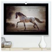 Die Faszinierende Welt der Pferde (hochwertiger Premium Wandkalender 2024 DIN A2 quer), Kunstdruck in Hochglanz