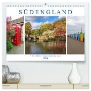 Bezauberndes Südengland (hochwertiger Premium Wandkalender 2024 DIN A2 quer), Kunstdruck in Hochglanz
