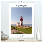 Norwegen - Perle des Nordens (hochwertiger Premium Wandkalender 2024 DIN A2 hoch), Kunstdruck in Hochglanz