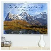 Das Dreigestirn im Berner Oberland. Eiger, Mönch und Jungfrau (hochwertiger Premium Wandkalender 2024 DIN A2 quer), Kunstdruck in Hochglanz