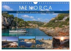 Menorca, die kleine doch grossartige Insel im Mittelmeer (Wandkalender 2024 DIN A4 quer), CALVENDO Monatskalender