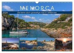 Menorca, die kleine doch grossartige Insel im Mittelmeer (Wandkalender 2024 DIN A3 quer), CALVENDO Monatskalender