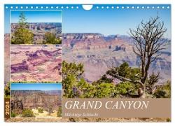 GRAND CANYON Mächtige Schlucht (Wandkalender 2024 DIN A4 quer), CALVENDO Monatskalender
