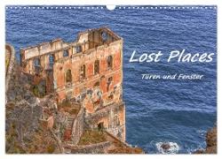 Lost Places - Türen und Fenster (Wandkalender 2024 DIN A3 quer), CALVENDO Monatskalender