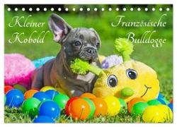 Kleiner Kobold Französische Bulldogge (Tischkalender 2024 DIN A5 quer), CALVENDO Monatskalender