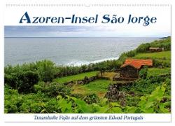 Azoren-Insel Sao Jorge ¿ traumhafte Fajas auf dem grünsten Eiland Portugals (Wandkalender 2024 DIN A2 quer), CALVENDO Monatskalender