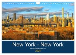New York - New York. Impressionen der Mega-City (Wandkalender 2024 DIN A4 quer), CALVENDO Monatskalender