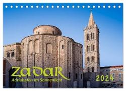 Zadar, Adriahafen im Sonnenlicht (Tischkalender 2024 DIN A5 quer), CALVENDO Monatskalender