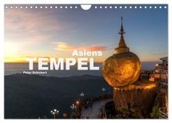 Asiens Tempel (Wandkalender 2024 DIN A4 quer), CALVENDO Monatskalender