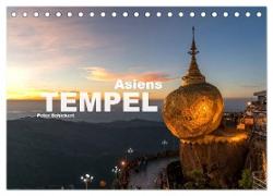 Asiens Tempel (Tischkalender 2024 DIN A5 quer), CALVENDO Monatskalender
