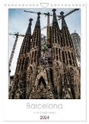 Barcelona - Eine Städtereise (Wandkalender 2024 DIN A4 hoch), CALVENDO Monatskalender