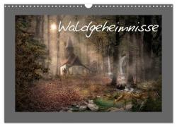 Waldgeheimnisse (Wandkalender 2024 DIN A3 quer), CALVENDO Monatskalender