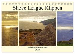 Slieve League Klippen die höchsten Klippen von Irland (Tischkalender 2024 DIN A5 quer), CALVENDO Monatskalender