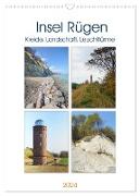Insel Rügen - Kreide, Landschaft, Leuchttürme (Wandkalender 2024 DIN A3 hoch), CALVENDO Monatskalender