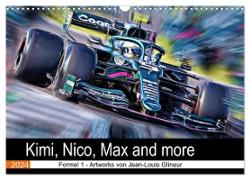 Kimi, Nico, Max and more (Wandkalender 2024 DIN A3 quer), CALVENDO Monatskalender