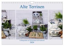 Alte Terrinen Lieblingsstücke aus Deutschland und Frankreich (Wandkalender 2024 DIN A4 quer), CALVENDO Monatskalender