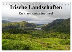Irische Landschaften - Rund um die grüne Insel (Tischkalender 2024 DIN A5 quer), CALVENDO Monatskalender